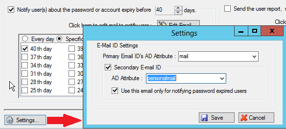 Password Expiration Notifier